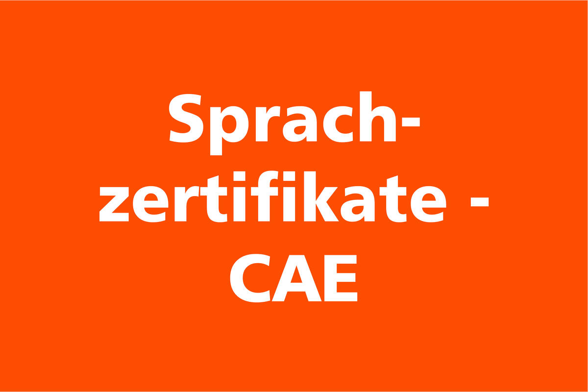 Sprachzertifikate - CAE