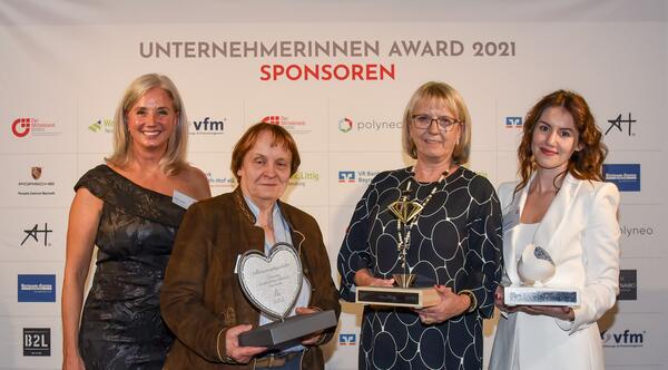 Unternehmerinnen Award 2012, Fr. König VISIT Gruppe (2.v.r.)