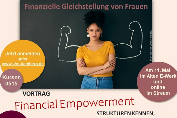 VHS-Vortrag zur finanziellen Gleichstellung von Frauen