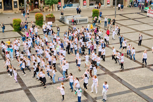 Flashmob auf dem Maxplatz