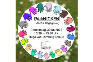 Bild vergrößern: Projekt "PickNICKEN - JA zur Begegnung"