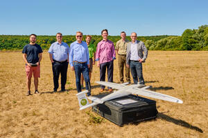 Bild vergrößern: Drohne hilft den Baumbestand in Bamberg zu sichern