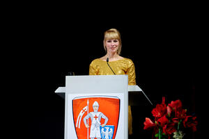 Bild vergrößern: Verleihung des Kultur-Förderpreises 2023 an Johanna Knefelkamp