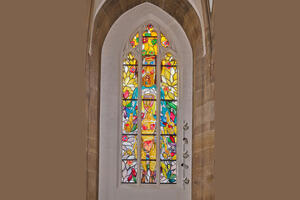 Bild vergrößern: Einweihung der Lüpertz-Fenster in St. Elisabeth